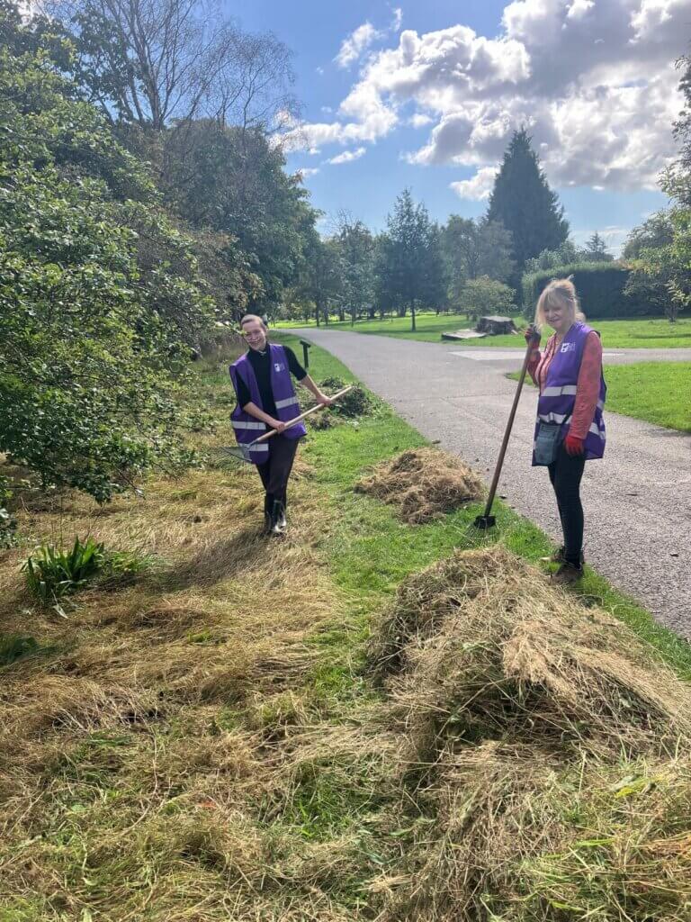 Bat meadow volunteers