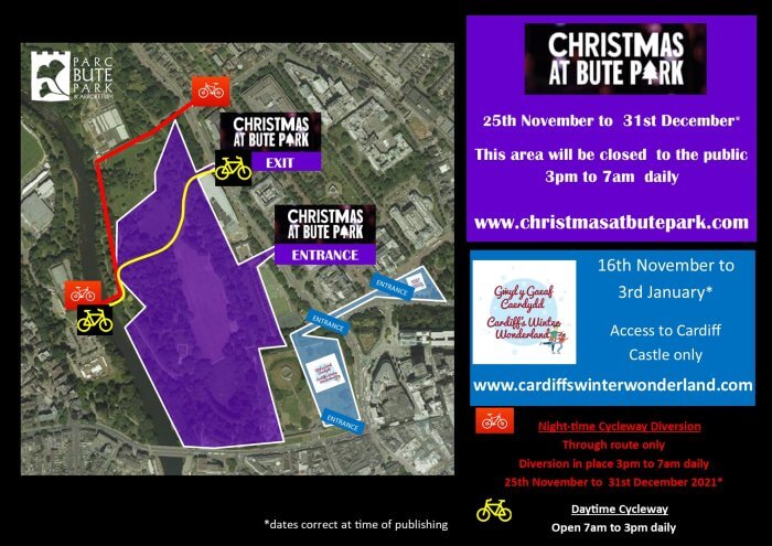 Daily Sun Christmas Lights Map 2022 Christmas At Bute Park - Bute Park