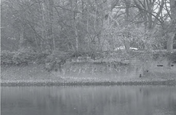 Eighteenth century bridge abutment, 2004