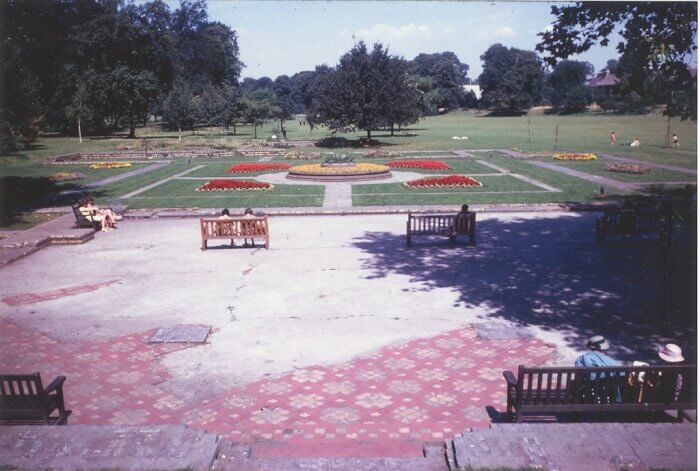 An image of the Friary site in the 1970s