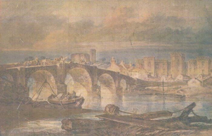 J.M.W. Turner's view of Cardiff Bridge 1795-6